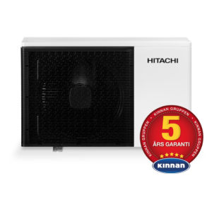 Hitachi udedel luft/vand R290 (8KW)