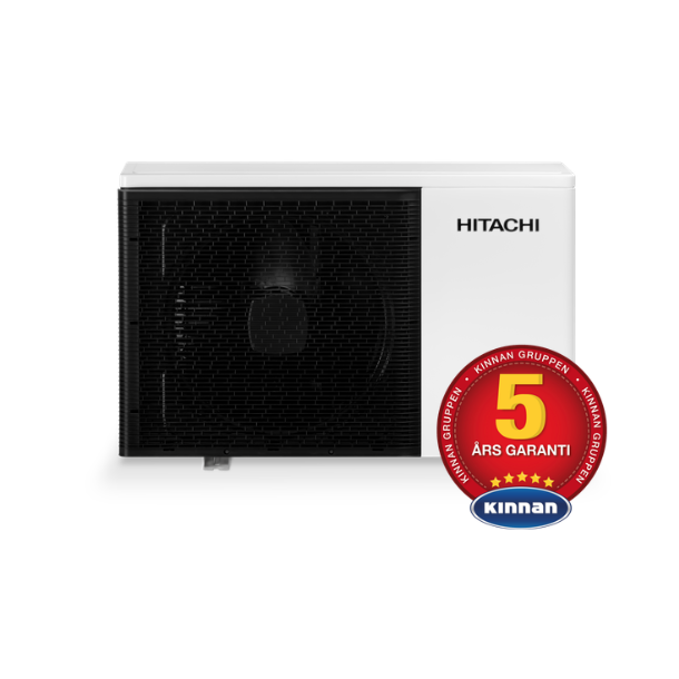 Hitachi udedel luft/vand R290 (8KW)