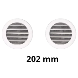 Aluminiumslameller (202 mm hul)