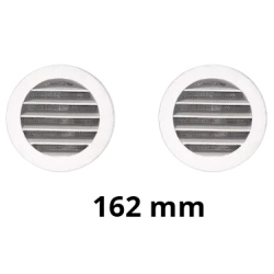 Aluminiumslameller (162 mm hul)